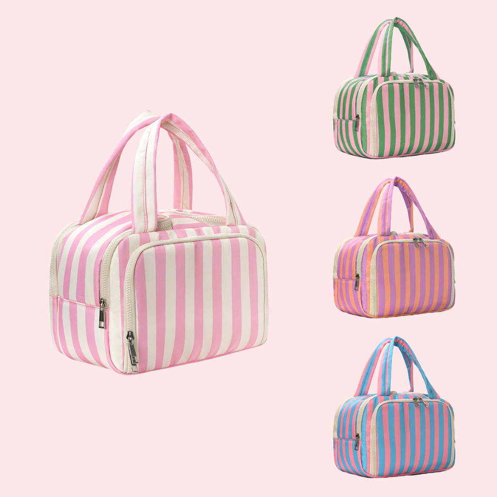 Candy Stripe Travel Organizer
