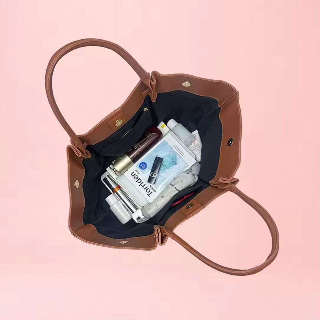 Amara Structured Vegan Leather Tote