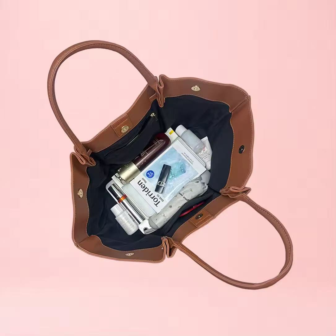 Amara Structured Vegan Leather Tote