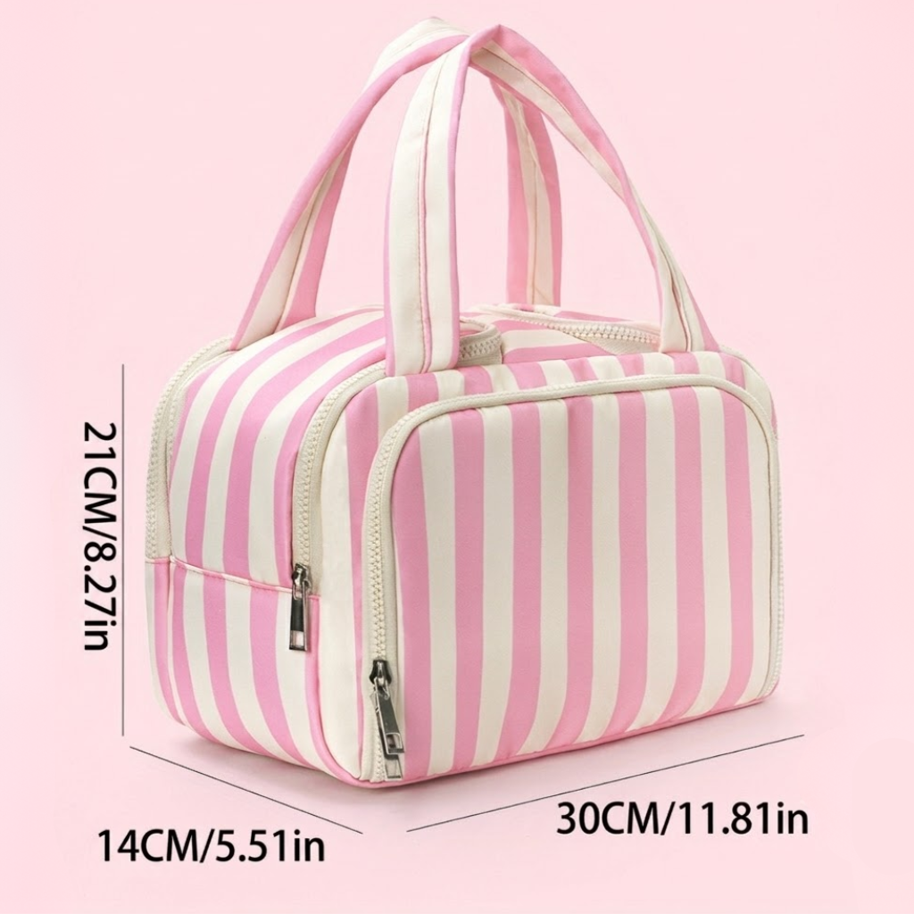 Candy Stripe Travel Organizer