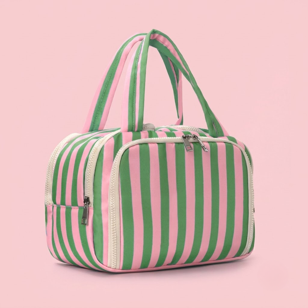 Candy Stripe Travel Organizer