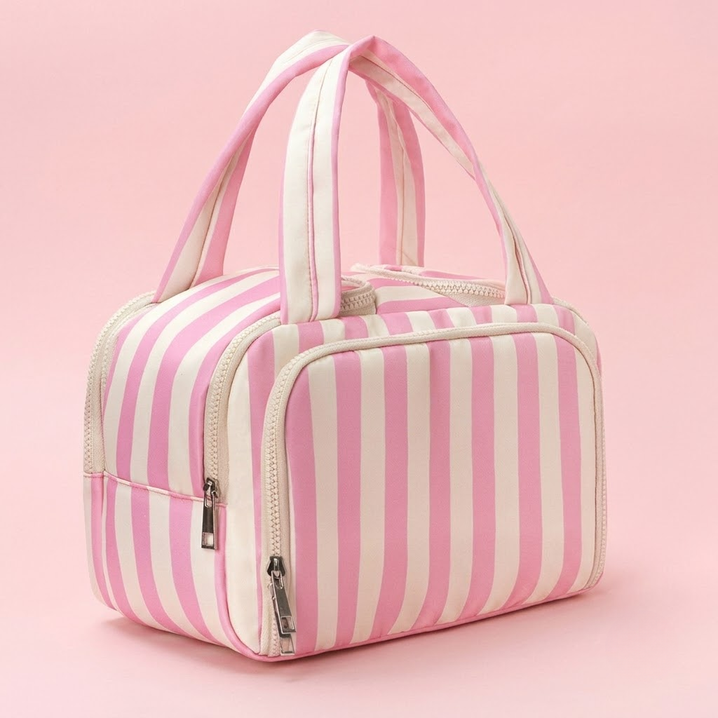 Candy Stripe Travel Organizer