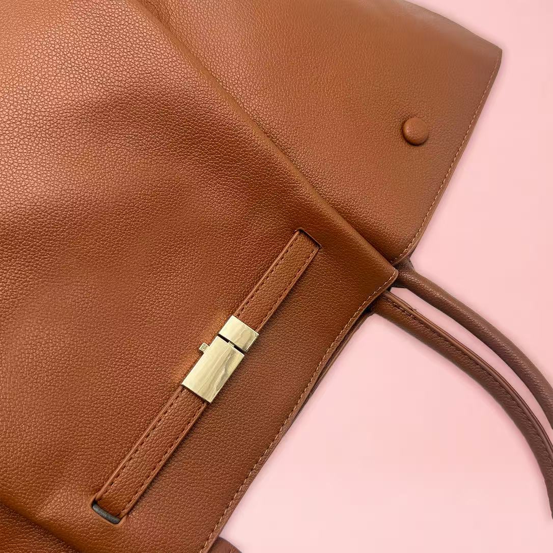 Amara Structured Vegan Leather Tote