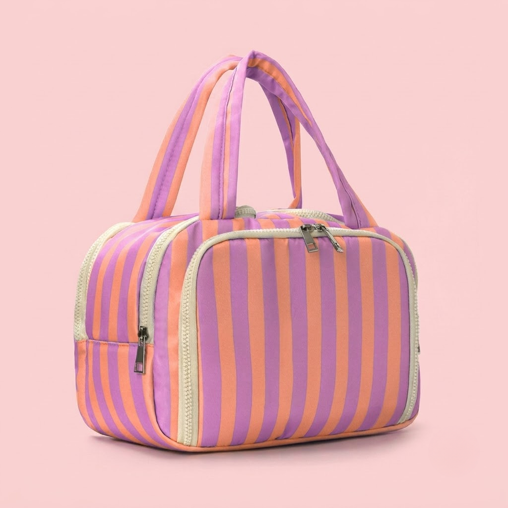 Candy Stripe Travel Organizer
