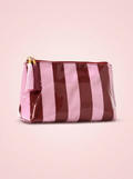 Glossy Jelly Stripe Makeup Pouch