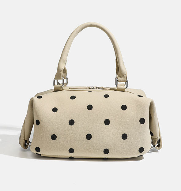 Polka Dot Satchel Boston Bag