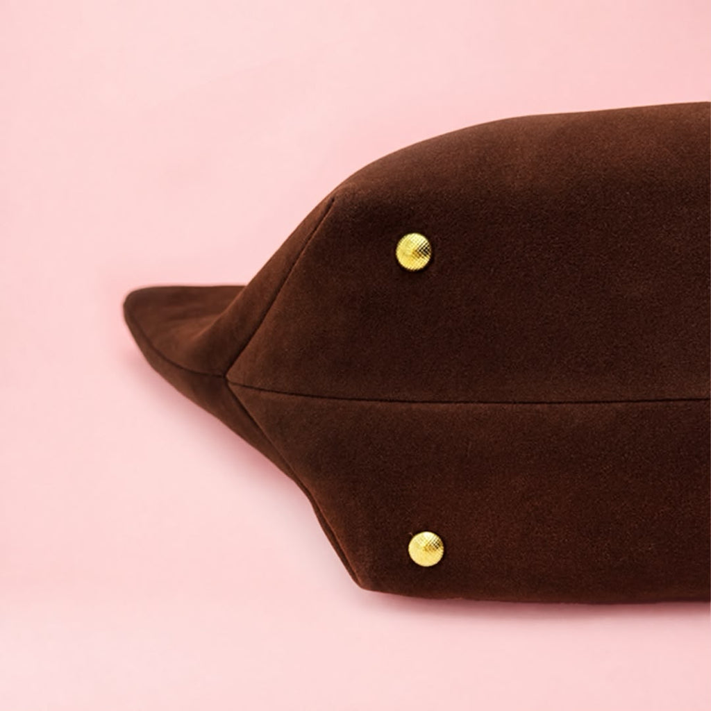 Suede Wing Tote Bag