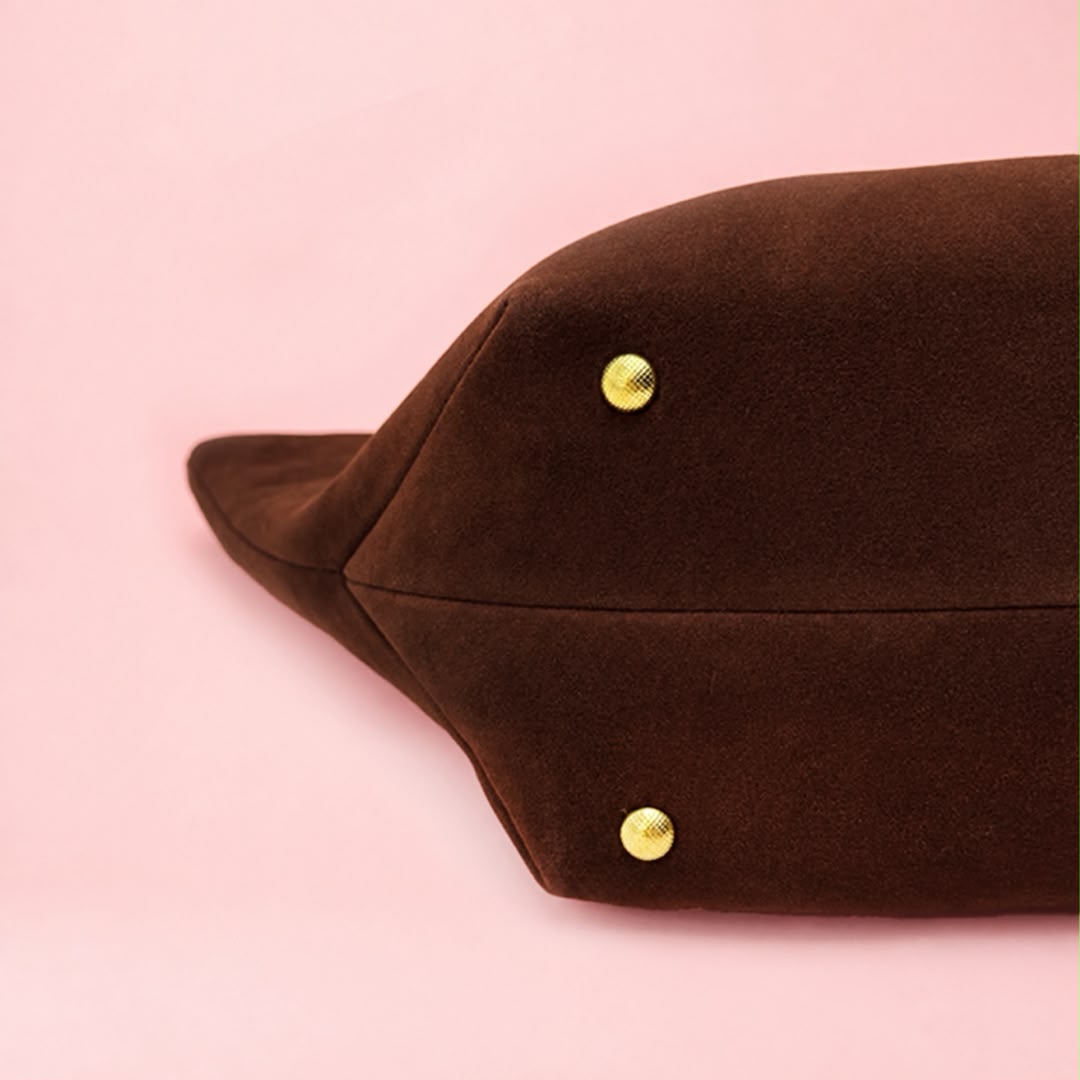 Suede Wing Tote Bag