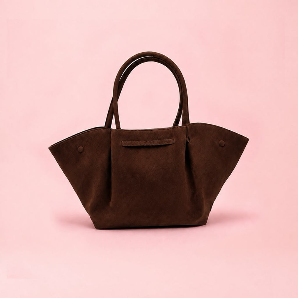 Suede Wing Tote Bag