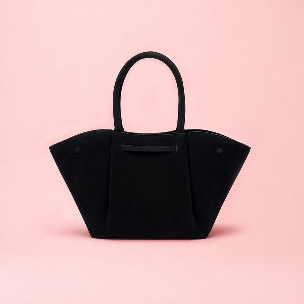 Suede Wing Tote Bag