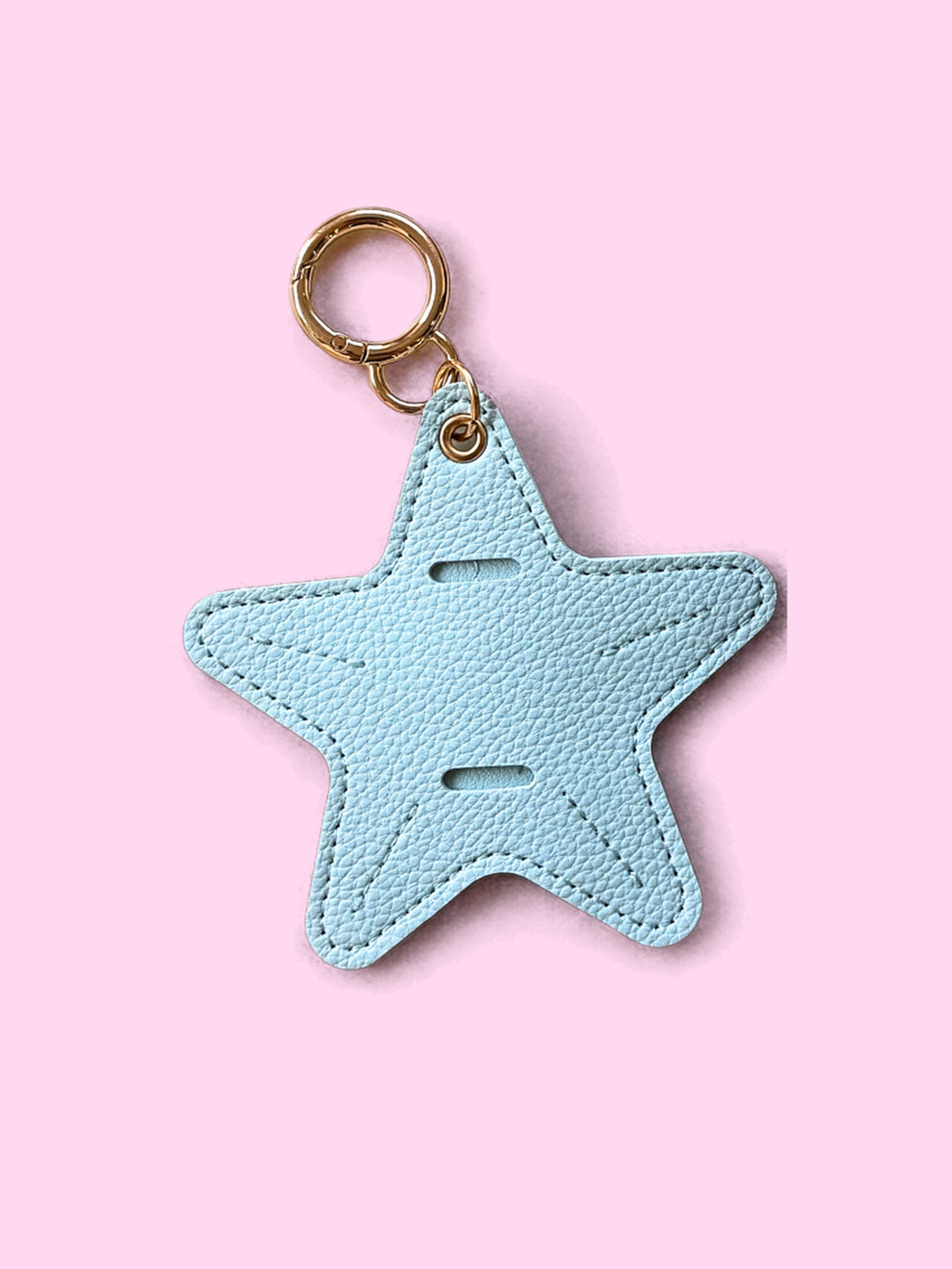 Star Leather Keychain &amp; Sunglasses Holder Bag Charm