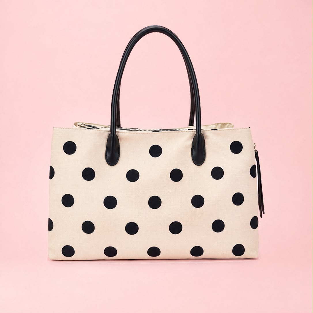 Polka Dot Everyday Travel Tote Bag