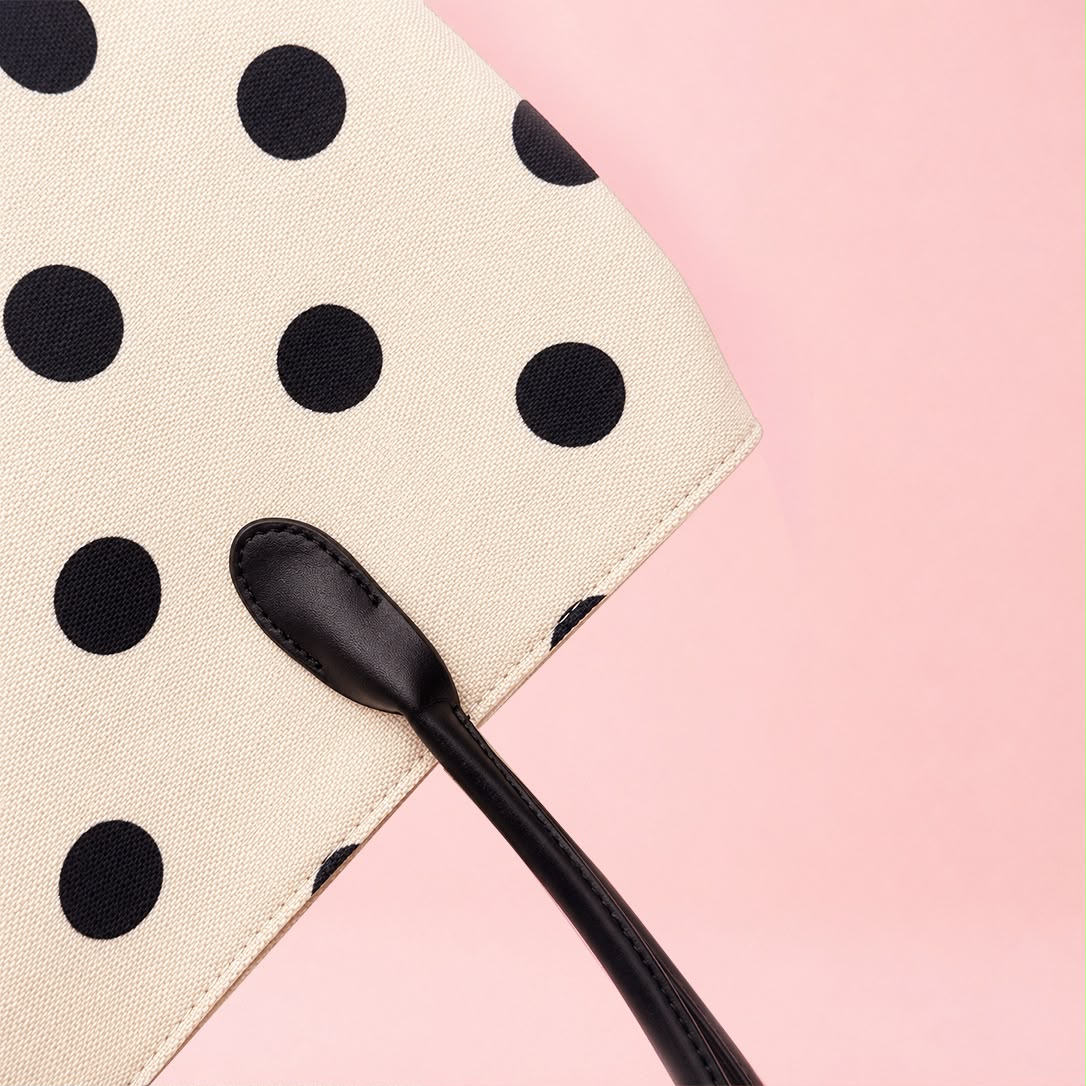 Polka Dot Everyday Travel Tote Bag
