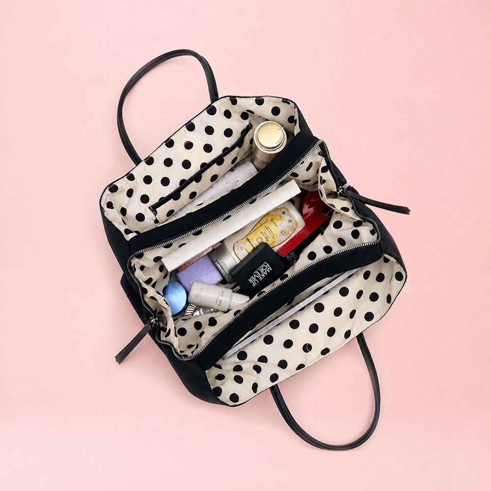 Polka Dot Everyday Travel Tote Bag