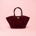 Suede Wing Tote Bag